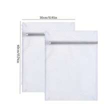 4er-Set Wäschenetz-Beutel, 30 x 40 cm Wäschebeutel für Unterwäsche, Reißverschluss-Wäschenetz-Beutel, Polyester-Wäschesack, dichtes Netz-Wäschekorb, Wäschebeutel für Waschmaschinen, BH-Beutel, Haushalts-Wäschesack-Set, quadratischer zylindrischer Wäsche-Schutzbeutel