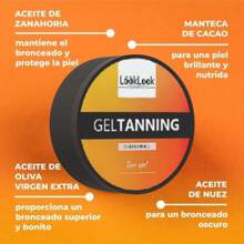 EverlyX Crema Bronceadora Gel Tanning Potenciador - Acelerador De Bronceado Natural Con Melanina - Mejora El Tono De La Piel, Nutre E Hidrata Mientras Broncea - Resultados Rápidos Y Efecto Glow En Playa O Solárium - ✅ Envios A España En 24/48h