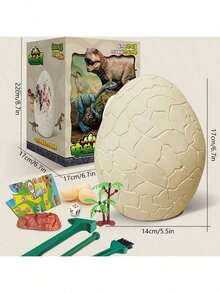 2025 新品 - 1 件恐龙蛋考古玩具 - 恐龙动物模型玩具 - 挖掘恐龙蛋玩具 - 生日礼物 - 复活节礼物 - 节日礼物 - 完美礼物 - 随机颜色工具