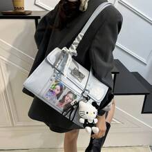 Women Crossbody - 藍色+小貓掛件 - 查看 4