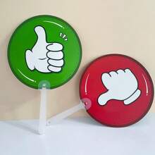 10 peças de remos de dupla face com polegar para cima/baixo - Placas de feedback para ensino em sala de aula para crianças e professores, jogos em sala de aula, recompensas para ensino, interação de atividades e ferramentas de recompensa