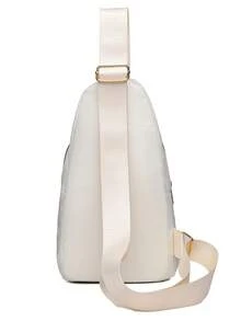 Front-Padded Backpack - Korean Style - Simple Men's Chest Bag - New Model - Multi-Layered Embroidery - Outdoor And Casual Chest Bag - Multicolor - View 4