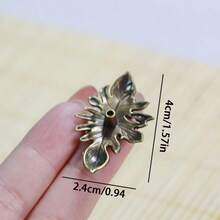 Quemador de incienso creativo en miniatura, soporte de perfume de alloy, difusor de fragancia para el hogar, portavasos de estilo chino retro