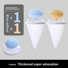 iDestry Waschmaschinenfilter Bildschirm Anti-Verwicklung Anti Klebende Entfernung Haar Saugen Reinigung Schwimmende Objekte Flecken Wäsche Kugel