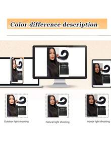 10pcs Women'S Tape-In Hair Extensions, 24 Inch Straight Synthetic Hair Extensions, Seamless & Invisible For All Hair Types 10Pcs/Pack 35g