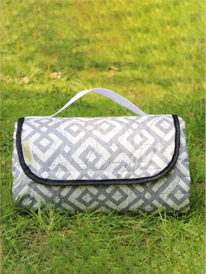 1pc Outdoor Ultrasonic Pad Thickened Moisture Proof Mat For Picnic Camping Hiking Spring Tour For Travel