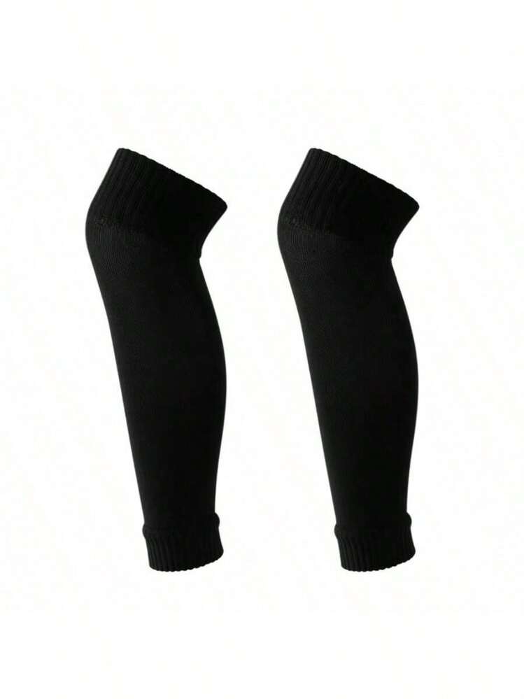 1 Pair Solid Color Football Over-The-Knee Leg Warmers, Breathable Sweat-Absorbing Leg Sleeves For Football - Multicolor - View 12