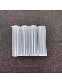 1/2/3/5pcs Sewing Needle Storage Tubes With Lids - Ideal For Embroidery, Felt And Sewing, DIY Gifts, Sewing Supplies And Accessories; Toothpick Storage Box; Cotton Swab Storage Bucket; Alcohol Wipe Plastic Container; Plastic Storage Jar; Compressed Wet Wipe Bucket - Multicolor - View 5
