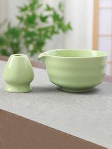 2pcs 500ml Ceramic Matcha Bowls, Whisk Set, Tools For Making Matcha, Desserts And Pastries, Tea Drinks, Tea Ceremony Accessories - Multicolor - View 13