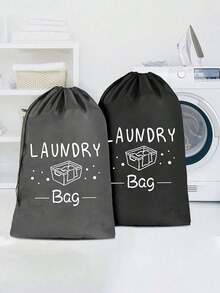 Laundry Bag Washable Drawstring Laundry Bags Dirty Clothes Organizer Fabric Laundry Basket Travel Laundry Bag Large Enough Portable Dirty Clothes Hamper For Bedroom Bathroom And Laundry Room Storage Simple Design Large Capacity For Storing Blankets Blankets Laundry Easy Fit A Laundry Hamper Or Basket Machine Washable Suitable For Daily And Travel Camping Home Business Back To School Use Travel Essentials Camping Essentials - Multicolor - View 5