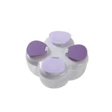 4-Compartment Portable Baby Milk Powder Box, Newborn Infant Formula Dispenser Container For Outdoor Use - Multicolor - View 7