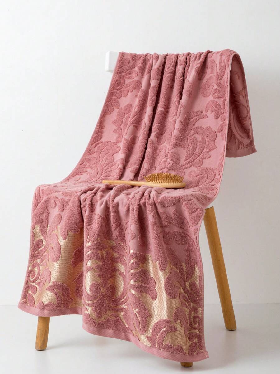 1 chiếc khăn tắm đơn giản, nhẹ màu hồng dưa hấu, hình chữ nhật 70*140cm, họa tiết hoa jacquard, thích hợp cho người lớn, dùng khi bơi lội, tắm rửa, nhà bếp, rửa mặt. Khăn tay 34*74cm hoặc 34*34cm, nhanh khô, thấm hút tốt, mềm mại, thích hợp cho phòng tắm, nhà bếp, du lịch, quà tặng ngày lễ, phòng tập thể dục, bãi biển, khách sạn, thẩm mỹ viện, khăn tắm ngoài trời cho thẩm mỹ viện, khách sạn thể thao, đồ dùng thiết yếu tại nhà, khăn tắm, chăm sóc da.