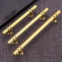 1/20 件优雅金色拱形橱柜把手 - 光滑抛光不锈钢门把手，拉丝表面，适用于厨房和家具，多功能实心抽屉拉手，厨柜五金|光滑手柄设计|拉丝金属，厨柜把手