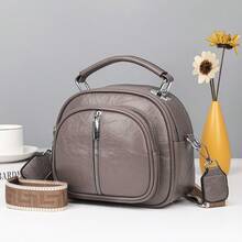 Women Shoulder Bags - 灰色 - 查看 2