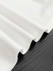 Young Boy Cartoon Skateboard & Letter Print Round Neck T-Shirt