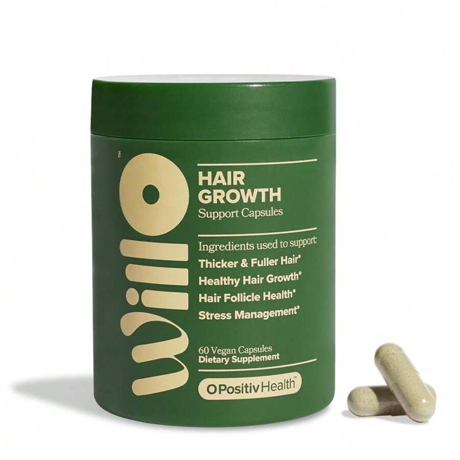 RYZE SUPERFOODS WILLO Hair Growth Support For Women - Supports Thicker, Fuller Hair & Healthy Hair Growth - 30 Servings (Pack Of 1) - 1 - 查看 1