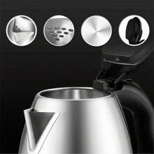 SOKANY Stainless Steel Electric Kettle With LED Indicator Light-No BPA, Automatic Shutdown And Dry Burning Protection, Including Coffee And Tea Heating Base