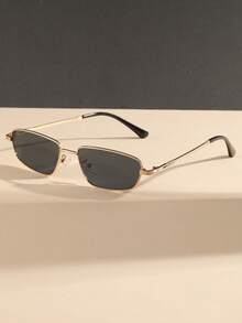 1 副女士猫眼细小镜框优质金属高品质时尚眼镜 T 台街头风格适合海滩、派对几何形状墨镜 - 彩色 - 查看 15