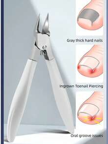 1 pezzo Tagliaunghie professionale extra forte, Taglia unghie, Rifilatore unghie - Attrezzo per la cura delle unghie in acciaio inossidabile, Apertura ampia (10mm+), Impugnatura antiscivolo - Per unghie spesse, incarnite o scanalate, Adatto per uso domestico o da salone, Cura delle unghie spesse - Multicolore - Visualizzare 2