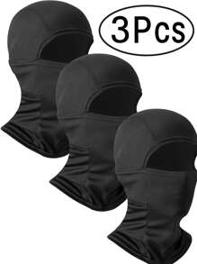 3/1 Pieces Balaclava Ski Face Mask For Men Women, Balaclava Face Cover, Shiesty Mask UV Protector Lightweight For Motorcycle Snowboard Full Face Cover For Men And Women Breathable Full Face Mask For Skiing Outdoor Sports