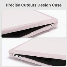Compatible With MacBook Air 13 Inch Case 2022 2021 2020 2019 2018 A2337 M1 A2179 A1932, Soft TPU Bumper Anti-Fingerprint Plastic Hard Case&Keyboard Cover For MacBook Air 13.3, Khaki,8943440 - Màu Khaki - Xem 5