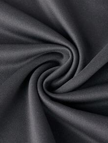 青少年男孩趣味印花圆领长袖运动衫，秋冬休闲上衣