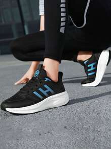 Herren Neue Mode Sneaker, atmungsaktives Obermaterial-Design, dicke & strapazierfähige Laufsohle, geeignet für Outdoor, Campus, Laufen & vielseitig einsetzbar