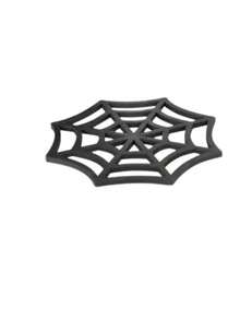1/4/6pcs Halloween Horror Spider Web Wooden Coasters, Creative Hollow Desktop Ornaments Holiday Party Table Decoration, Gothic Personalized Tray Anti-Scalding Insulation Pad Placemat, Suitable For Wedding Birthday Party Holiday Decoration, Room Decor, Home Decor
