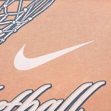 Nike 女士 AS W NK SS TEE OC BB FA25 VTG 短袖 T 恤，针织无领 T 恤，THV6984-688 - 橘色 - 查看 4