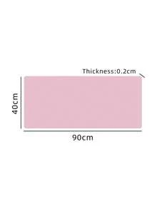 Miếng lót chuột cảm ứng bằng da thật cỡ lớn, viền khâu thủ công, chống trượt và chống thấm nước, thích hợp cho bàn học và bàn làm việc. - Hồng - Xem 7