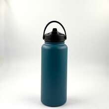 1pc 32oz Stainless Steel Double Wall Insulated Sports Water Bottle With Handle, Leak-Proof Travel Tumbler To Keep Drinks Hot/Cold, Suitable For Outdoor Sports, Camping, Gym, Holiday Gifts, Summer - Multicolor - View 14