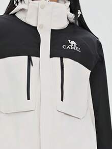 CAMEL CROWN Outdoor Three-In-One Jacket With Windproof, Waterproof, Warm And Detachable Jacket And Fleece Lining - Phantom Dark Oak Ash - View 3