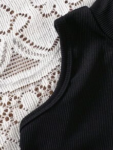 Girls 3 Pieces Set: Round Neck Sleeveless Top, Burgundy Long Sleeve PU Leather Jacket, Burgundy PU Leather Skirt, Elegant & Warm Outfit For Autumn/Winter