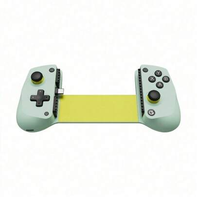 GAMESIR X5 Lite Gaming Controller | Hall Effect Joystick 0 Dead Zone | Silicone Button Zero Latency | Type-C Fast Charge | Ergonomic Anti-Slip | Professional-Level Experience Points Tool Lemon Green Single Controller