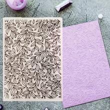 8pcs Embossed Flower Template, Card Making DIY Floral Scrapbook Album Craft Decor, 5.9 X 4.1 Inches (14.5 X 10.5 Cm) - Black and White - View 8