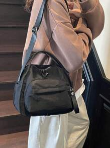 简约轻便休闲包，时尚百搭，女士斜挎包，日常纯色大容量，时尚单肩手提包，通勤包，适合工作通勤和户外购物