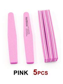 NailShine 3/5/10/20 件海绵 100/180 号指甲锉和抛光套装，双面砂纸板可水洗抛光块，适用于天然指甲和水晶指甲，专业美甲工具