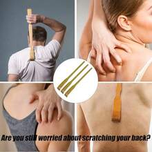 M3 Pcs Bamboo Back Scratcher 100% Natural Bamboo Back Scratchers 17 Inch Long Handle Back Scratchers For Adults Men Women 16.5 Inches 5001 - 如圖 - 查看 3