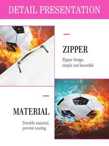 1/2PCS 婴儿床两件套，1 个羽绒被套+1 个枕套，采用数码印花图案的涤纶面料制成，亲肤、透气、不闷热、可机洗、不褪色，适用于儿童卧室，可单独购买 1 个枕套（不含枕芯或羽绒被套）