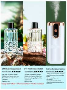 可充电自动香薰机，酒店精油香薰机，持久留香，卧室静音香薰扩散器，办公室电动空气清新剂，浴室除臭，6种精油香型（茉莉、栀子花、薰衣草、真我、香格里拉、山丘）室内长效香薰喷雾。 - 多香型 - 查看 18