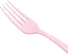 160 Piece Pink Plastic Silverware - Heavy Duty Pink Silverware Includes 80 Forks, 40 Spoons, 40 Knives, Plastic Utensils Perfect For Wedding, Party,9001082 - 玫紅色 - 查看 8
