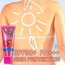 1pc Rose Sunscreen, Multi-Functional Repairing Isolation BB Cream, Rose Fragrance, High SPF, 2-In-1 Sunscreen And Isolation, Moisturizing And Oil Control, Concealing Pores, Waterproof And Sweat-Proof, Say Goodbye To Tanning And Aging, Non-Drying After Sun Exposure, Suitable For Travel, Camping, Hiking, Mountaineering, Outdoor Activities, Beach, Summer Skincare, Cosmetics For Women And Girls. - Multicolor - View 6