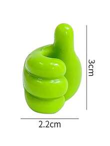SHEINfinds 10pcs Thumb-Up Design Random Color Storage Holder,  Thumb Hook  Organizer Adapter Keeper  Holder Lanyard Accessories Organizing Wiring Clip  Securing Cord Storage USB Data  Cord Loop - Multicolor - View 4