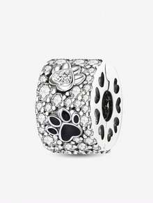 1 件时尚粉色和紫色香水珠饰适合女士手链手镯 DIY 珠宝制作和日常服装搭配珠宝装饰适合女孩