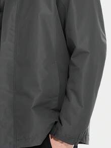 CAMEL CROWN Men's Cold-Resistant Jacket Three-In-One Detachable Waterproof Down Jacket - Ink Gray - View 3