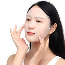 100/50片压缩面膜一次性DIY化妆品压缩面膜片面膜纸护肤包裹面膜，宿舍，返校制作 - 粉色 - 查看 5