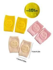1/2/3/5 双装婴儿护膝,爬行护腿套,幼儿防滑护膝,婴儿护肘袜,爬行护膝 - 彩色 - 查看 8