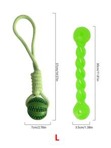 Juguetes para morder para perros - Pelotas y palos para morder - Para Labrador, Golden Retriever, Corgi - Entrenamiento y limpieza dental