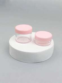 1 个迷你可再填充化妆品容器，旅行必需品，方便的家居收纳盒，节省空间，多功能 - 彩色 - 查看 2