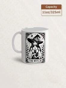 1 cốc cà phê Witchy 11oz, cách nhiệt, tái sử dụng, cốc gốm Halloween, đồ trang trí Halloween, trang trí mùa thu, chỉ rửa tay, trang trí phòng, cô dâu xác chết, tủ đông, cốc đa năng cho người lớn, lý tưởng cho Giáng sinh, Halloween, Phục sinh, Lễ tạ ơn, quà tặng sinh nhật, quà tặng ngày lễ, quà tặng Giáng sinh, đồ dùng nhà bếp, văn phòng học tập tại nhà, cốc du lịch đa năng - Nhiều màu - Xem 12